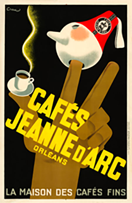 affiche café Jeanne D'arc