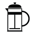 Pour piston